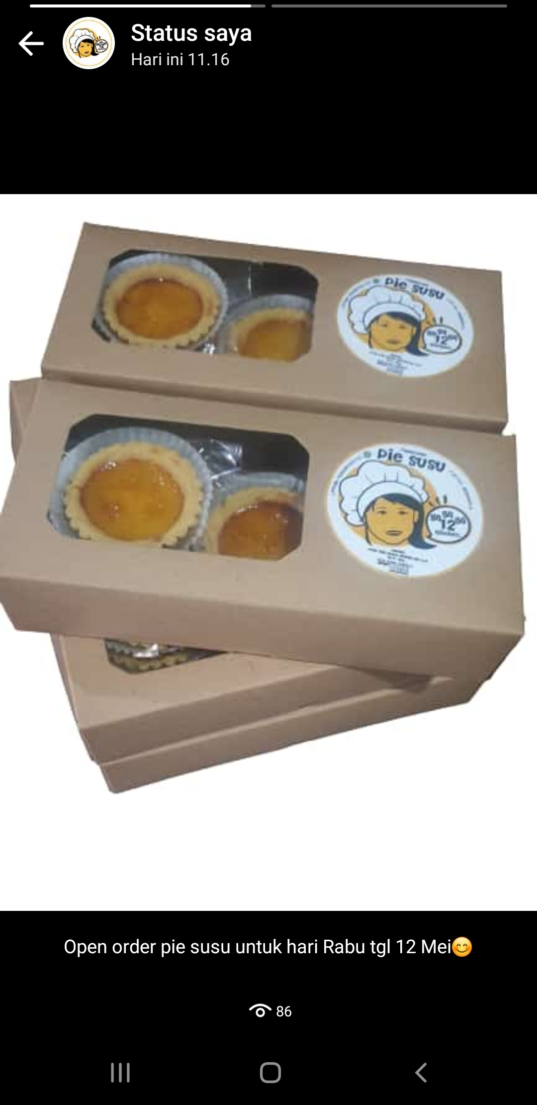 Pie susu