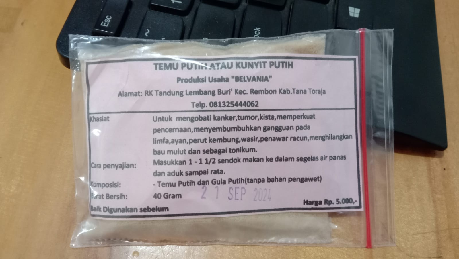 SARI KUNYIT PUTIH