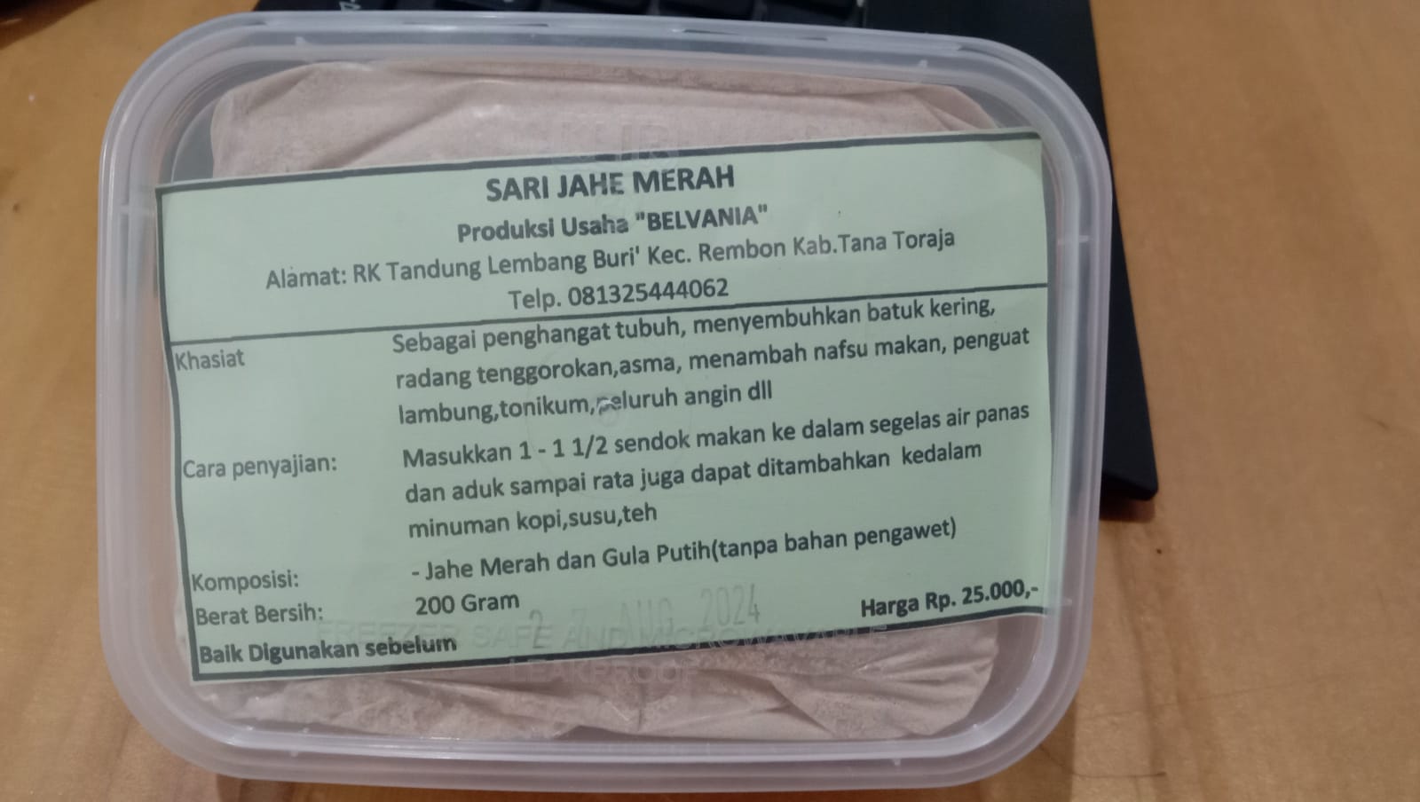 SARI JAHE MERAH