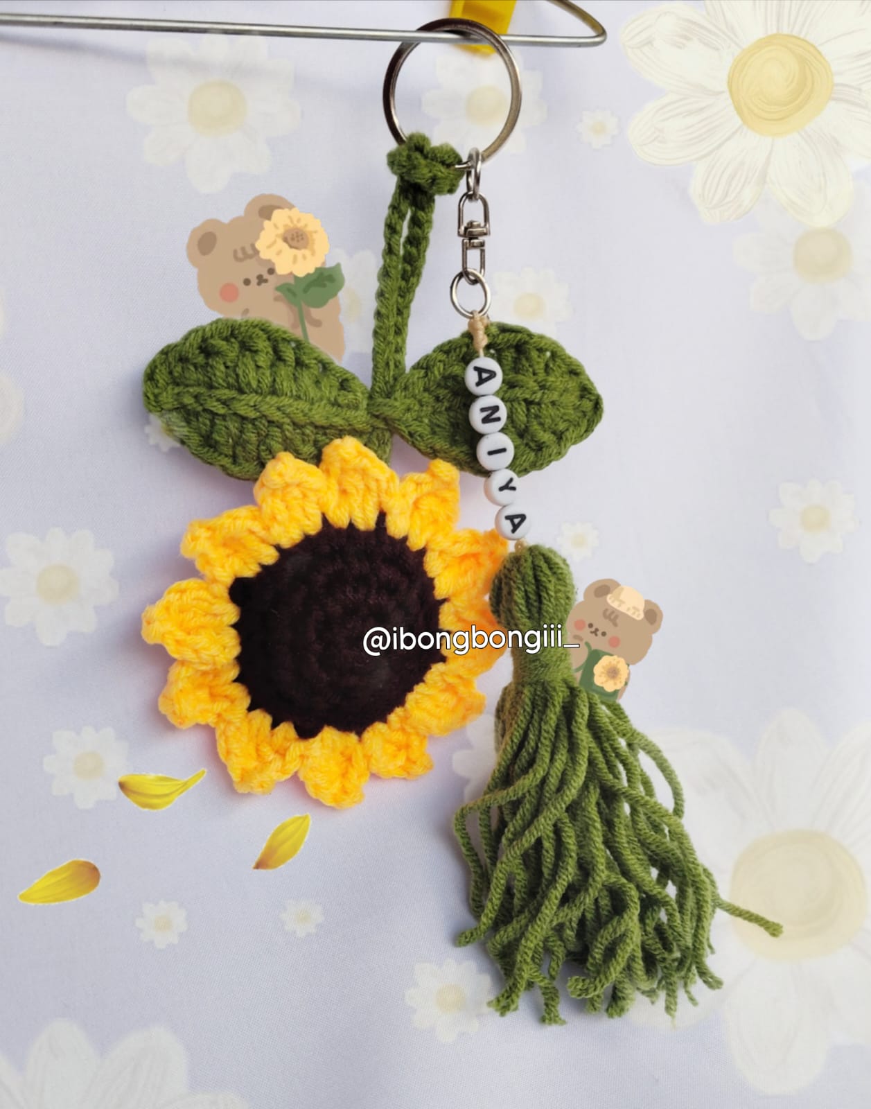 Gantungan Rajut Amigurumi (huruf)